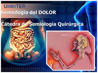 Semiología del DOLOR

Cátedra de Semiología Quirúrgica
 