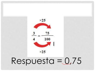 Respuesta = 0,75
 