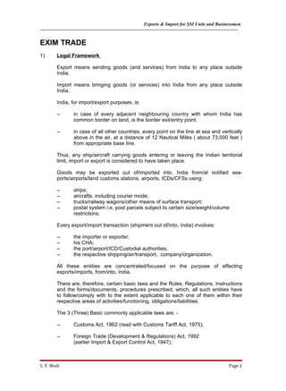 Export import for ss is 1 | DOC