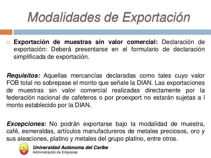 Exportaciones...