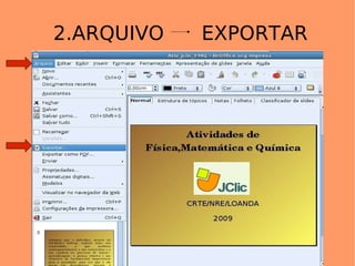 2.ARQUIVO  EXPORTAR 