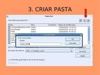 3. CRIAR PASTA 