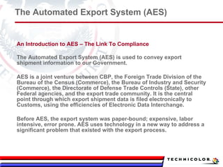 Export Basics | PPS