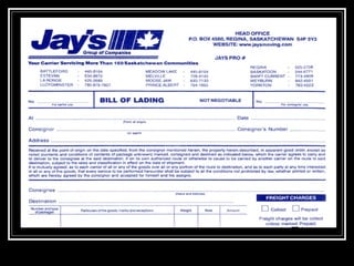 Export documentation