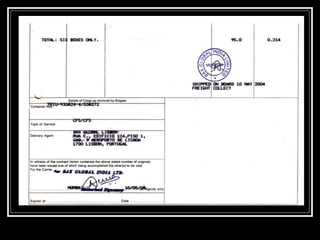 Export documentation