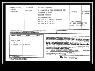 Export documentation