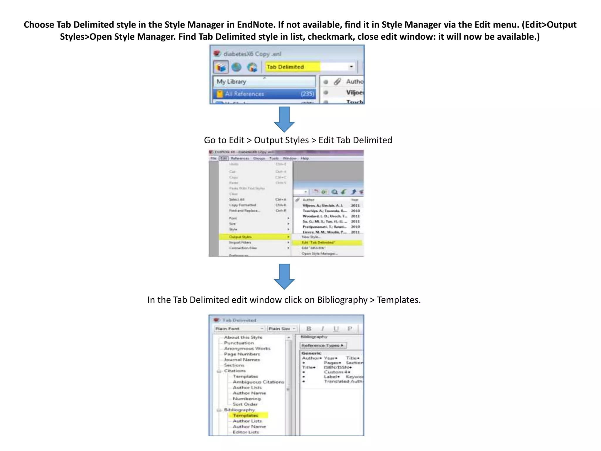 Export endnote library to excel | PPT