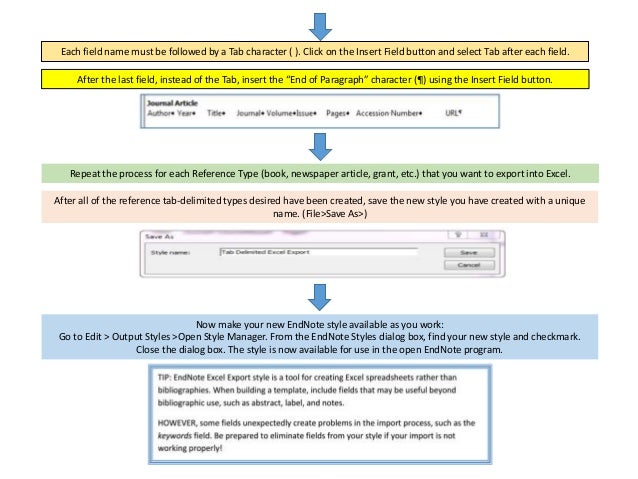 how to use endnote in excel how to use endnote in excel