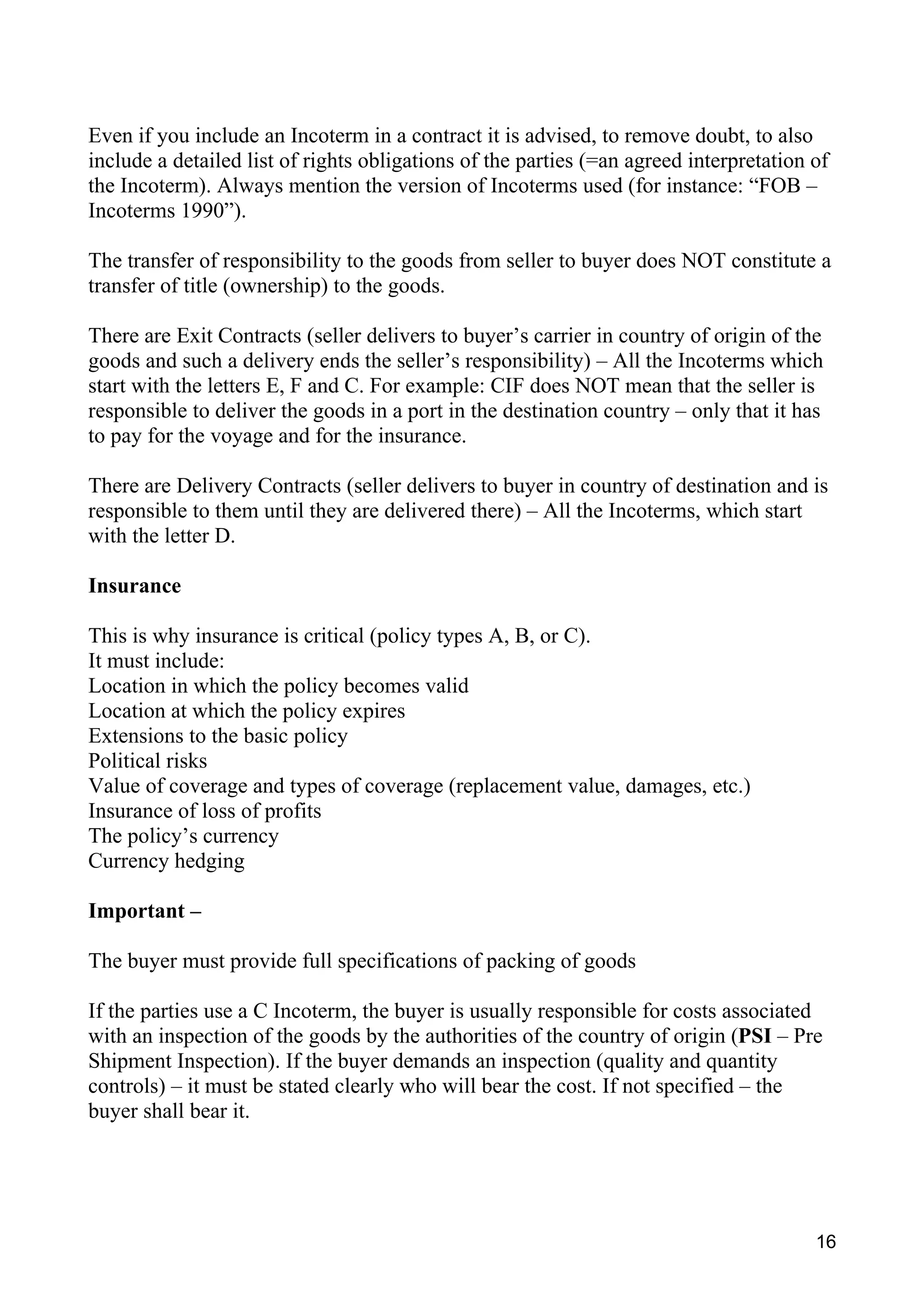 The Exporter's Handbook