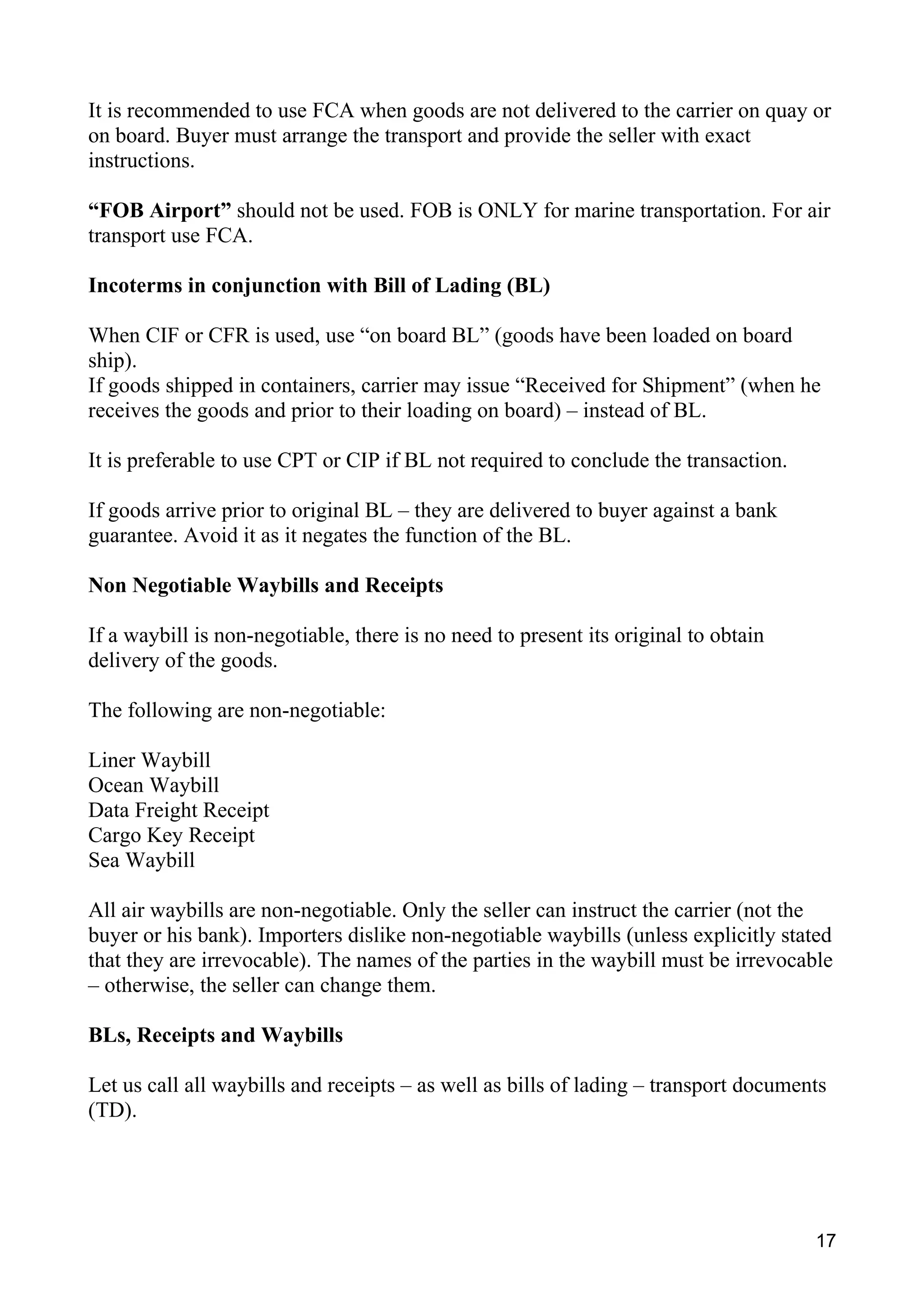 The Exporter's Handbook