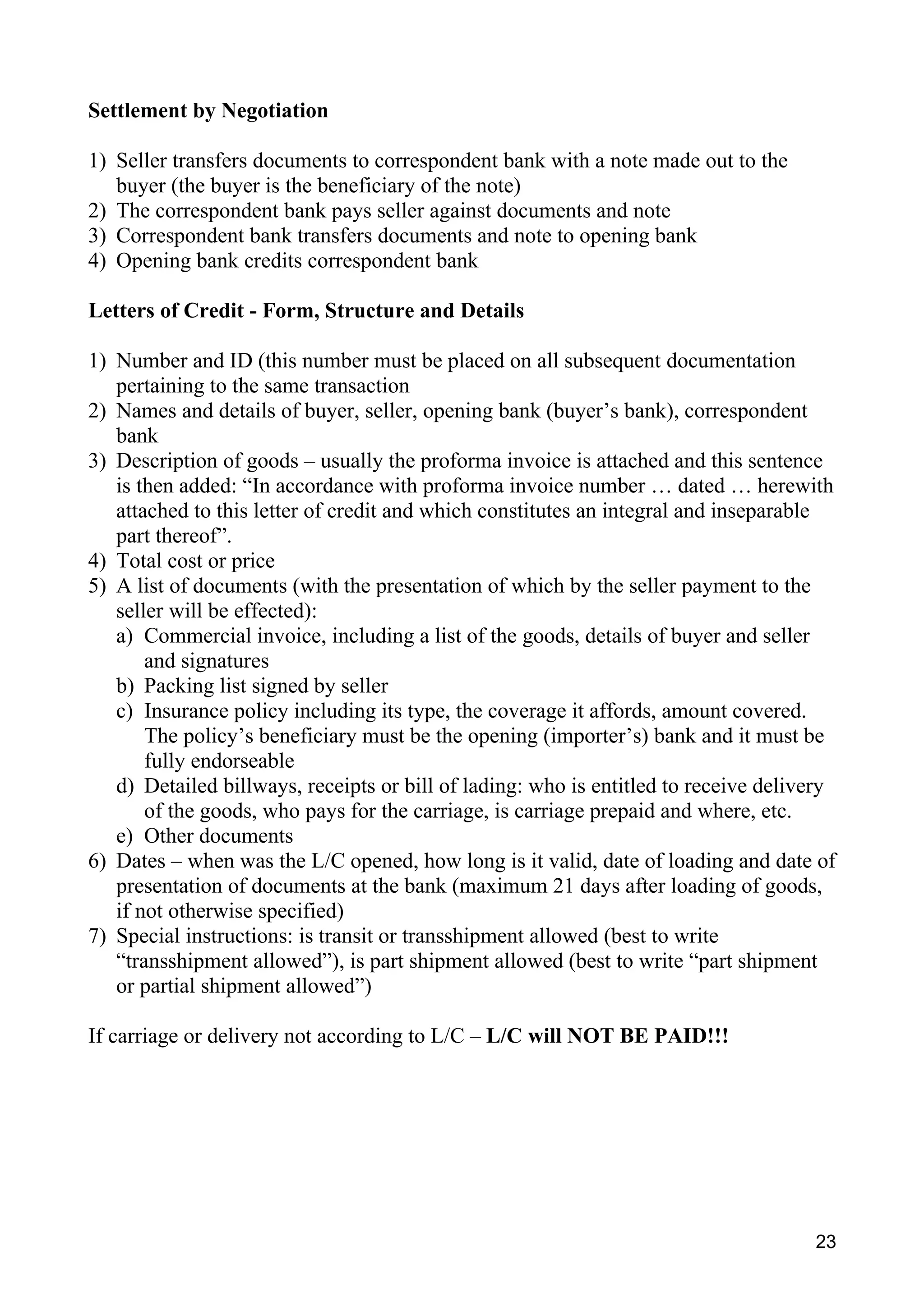 The Exporter's Handbook