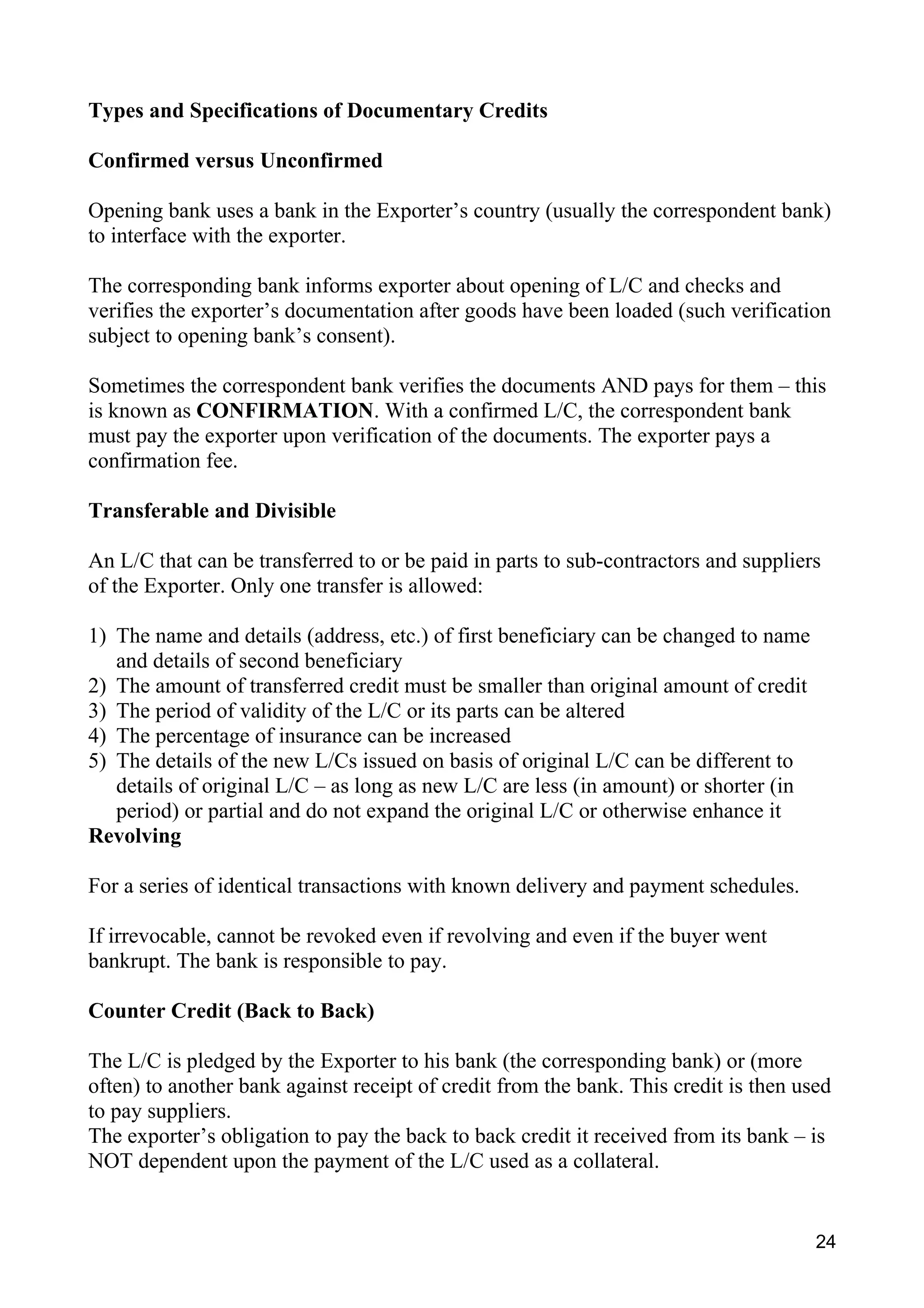 The Exporter's Handbook