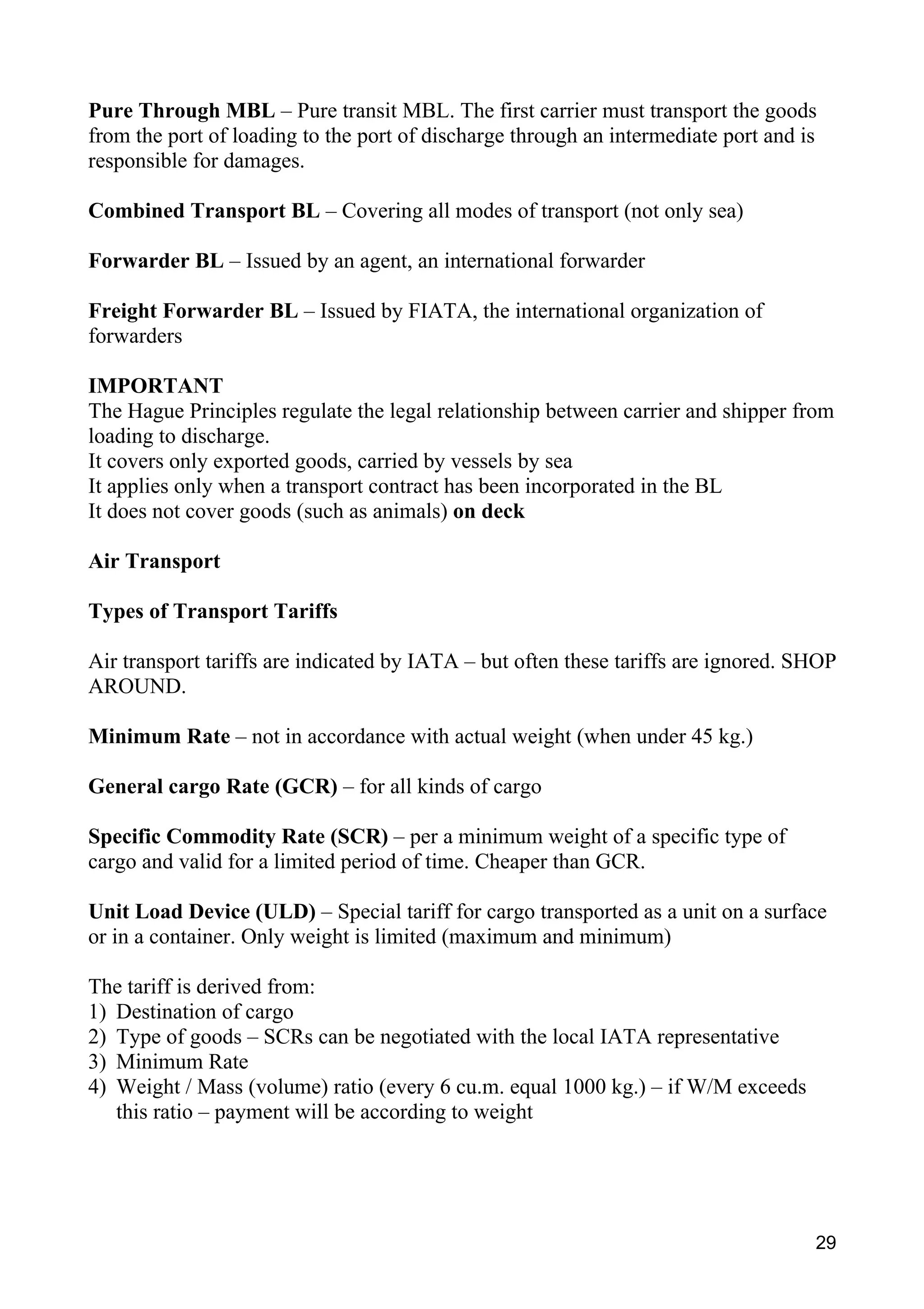 The Exporter's Handbook