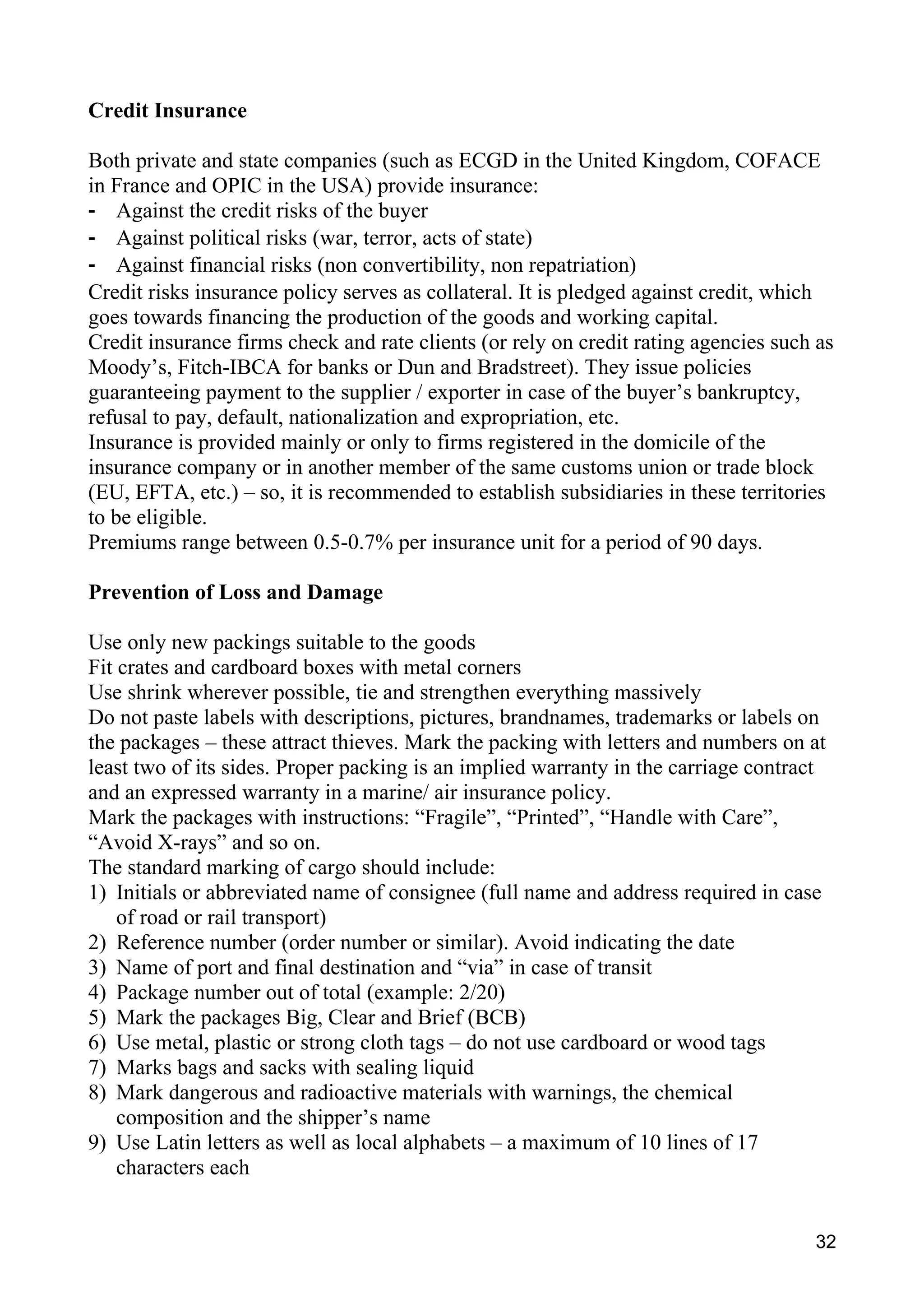 The Exporter's Handbook