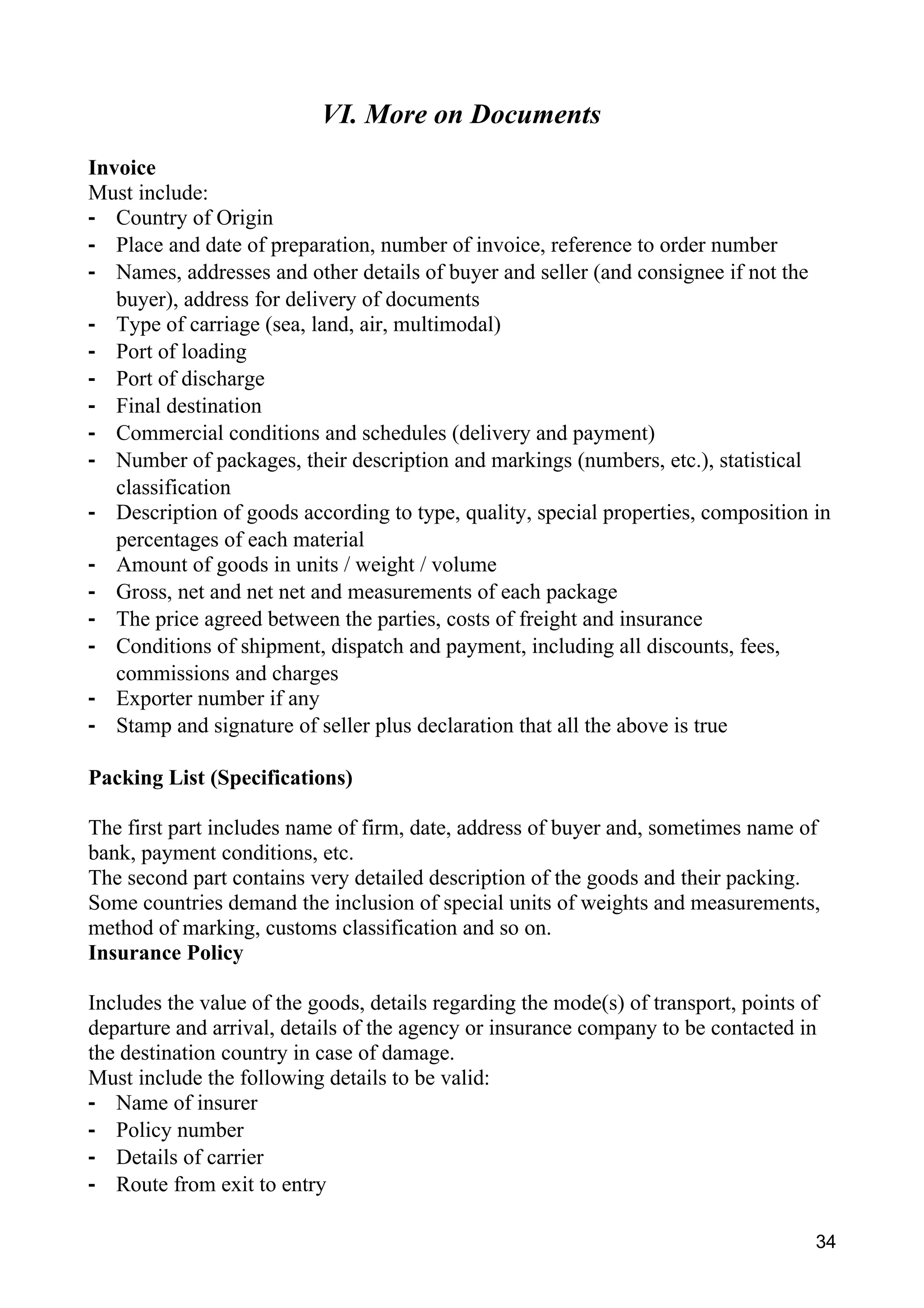 The Exporter's Handbook