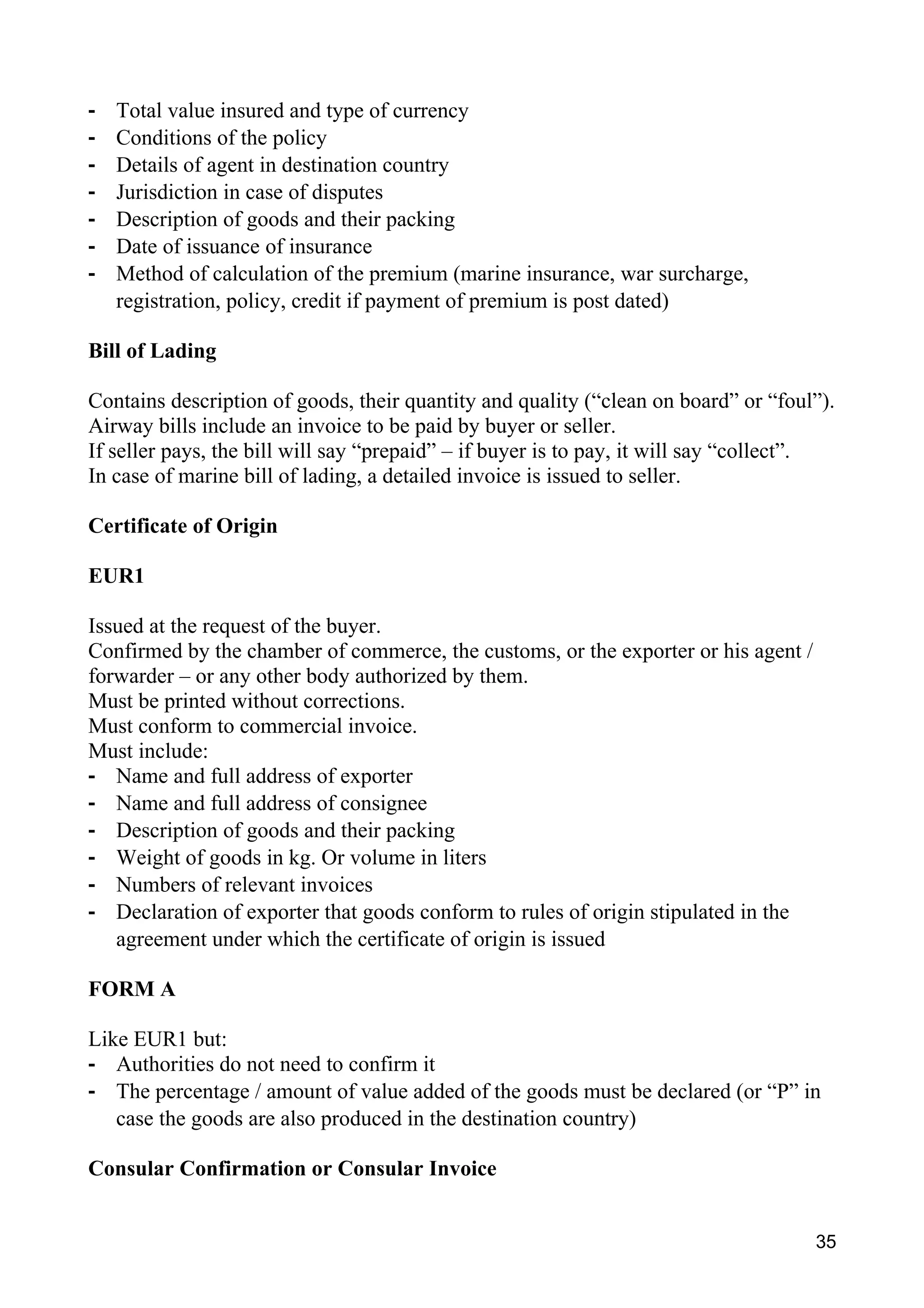 The Exporter's Handbook