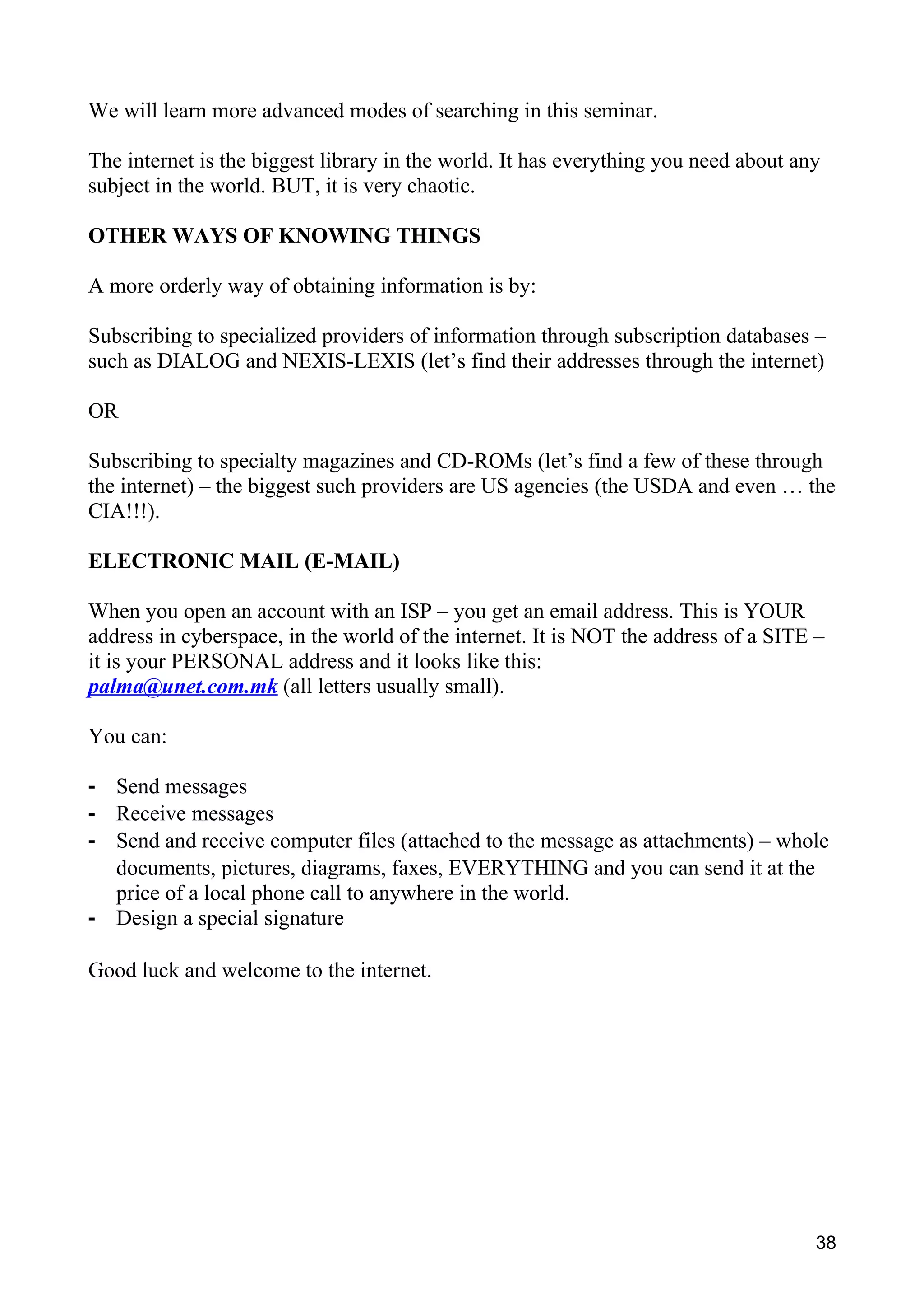 The Exporter's Handbook