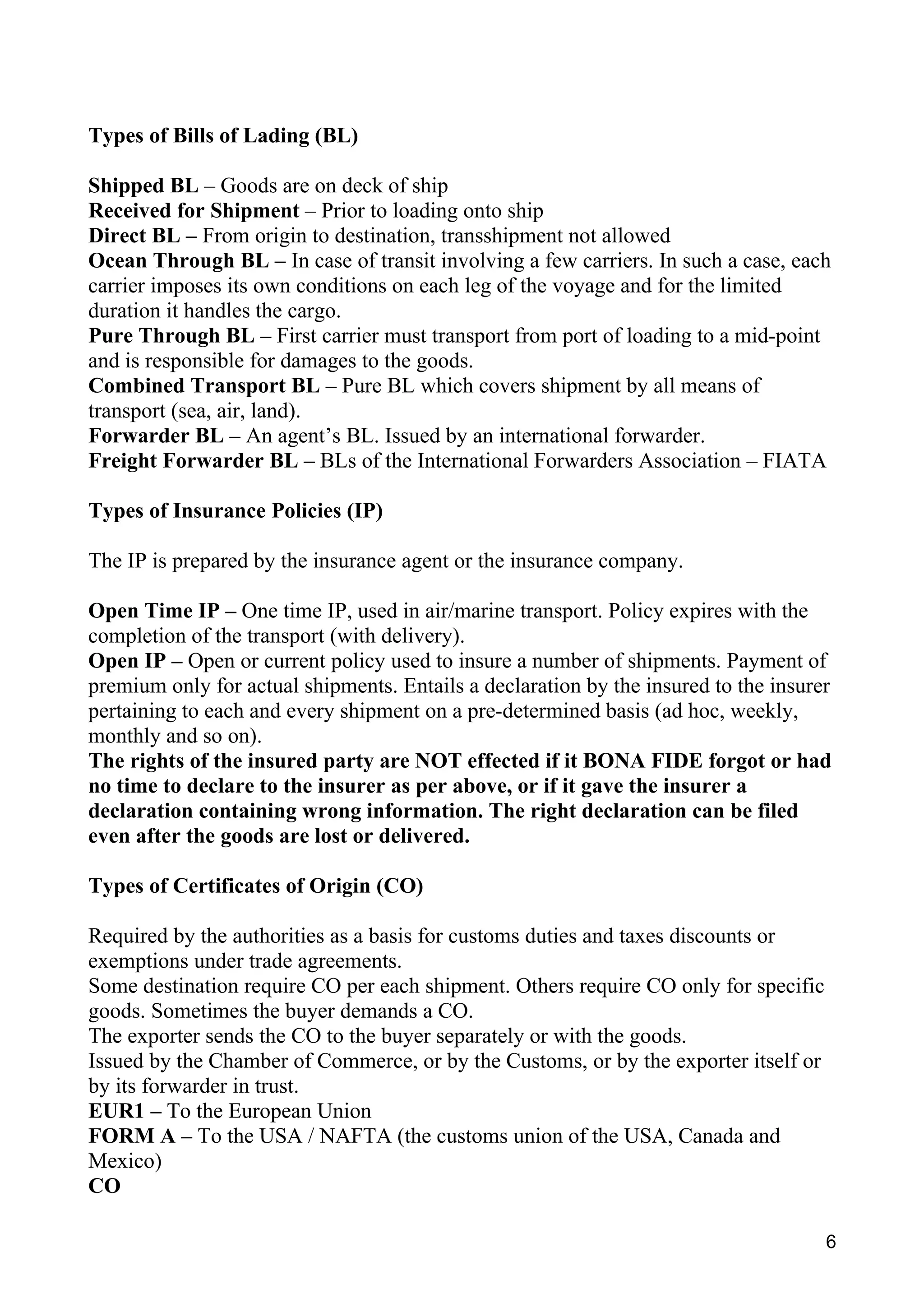 The Exporter's Handbook