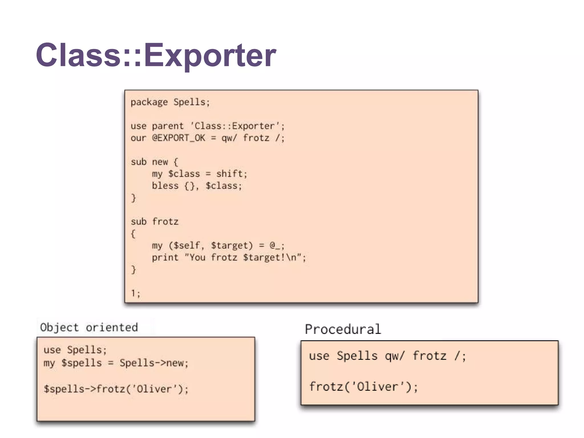 Class::Exporter 
 