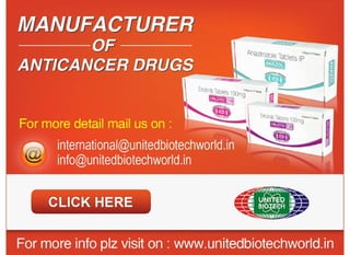 Exporter and manufacturer of anticancer drug