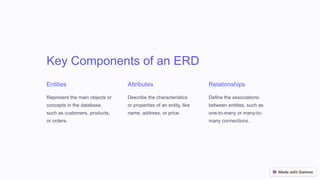 Export ERD | SQL Database Modeler.pptx | Databases | Computer Software ...