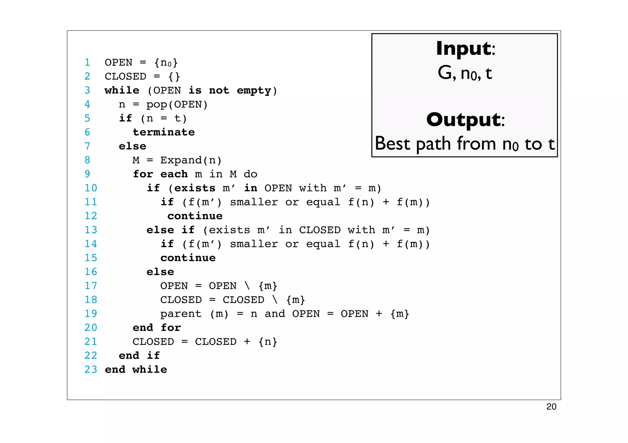 Finding Paths in Large Spaces - A* and Hierarchical A*