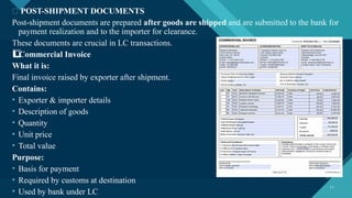 Comprehensive Guide to Export Process and Documentation | PPTX