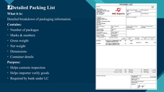 Comprehensive Guide to Export Process and Documentation | PPTX