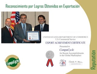 ORV PDV
   HVWULFWRV OD (3$ HV OD FHUWLÀFDFLyQ DFUHGLWDGD GH UHFLFODMH HQ ORV (8$




                                                                                 Reputatión
 ‡ 0LFURVRIW 5HJLVWHUHG 5HIXUELVKHU
 