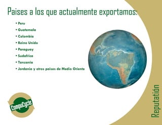 Reconocimiento por Logros Obtenidos en Exportación




                                                     Reputatión
 