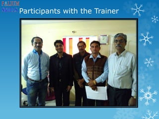 Participants with the Trainer
 