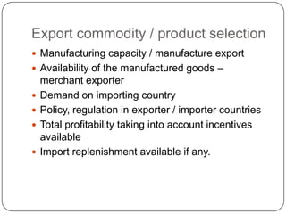 Export – import documentation and steps for successful | PPTX