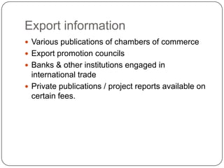 Export – import documentation and steps for successful | PPTX