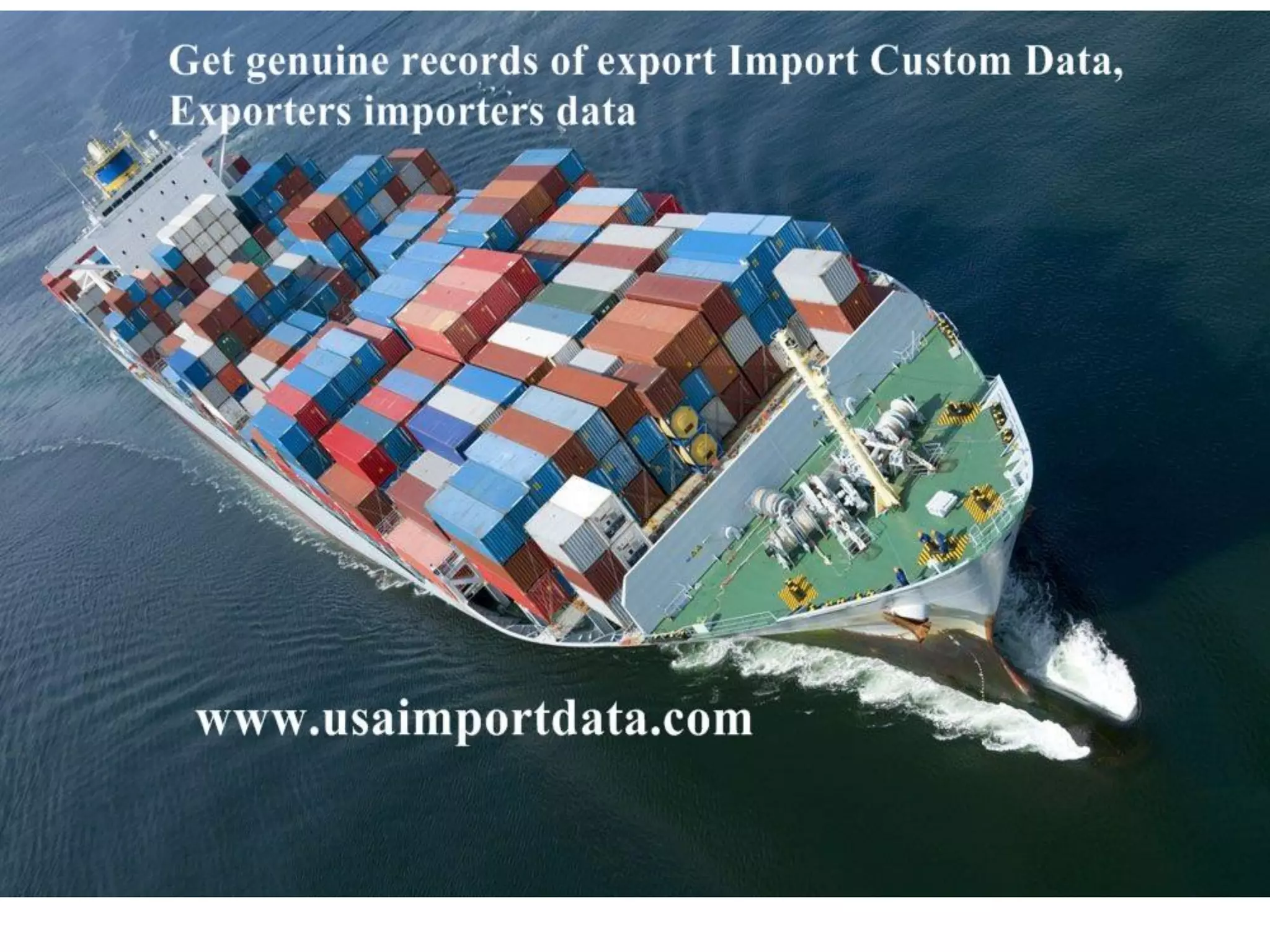 Export import shipment data