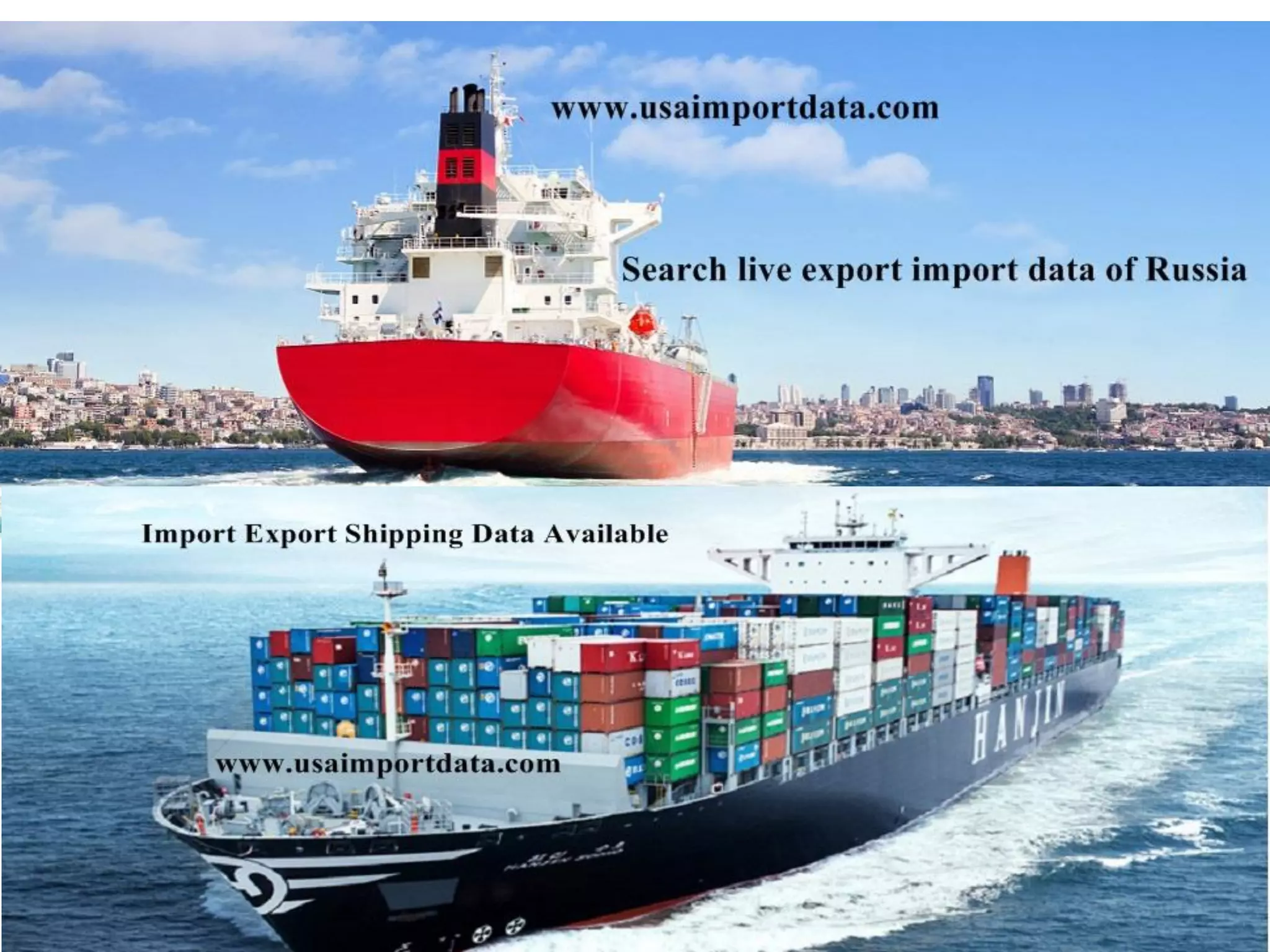 Export import shipment data