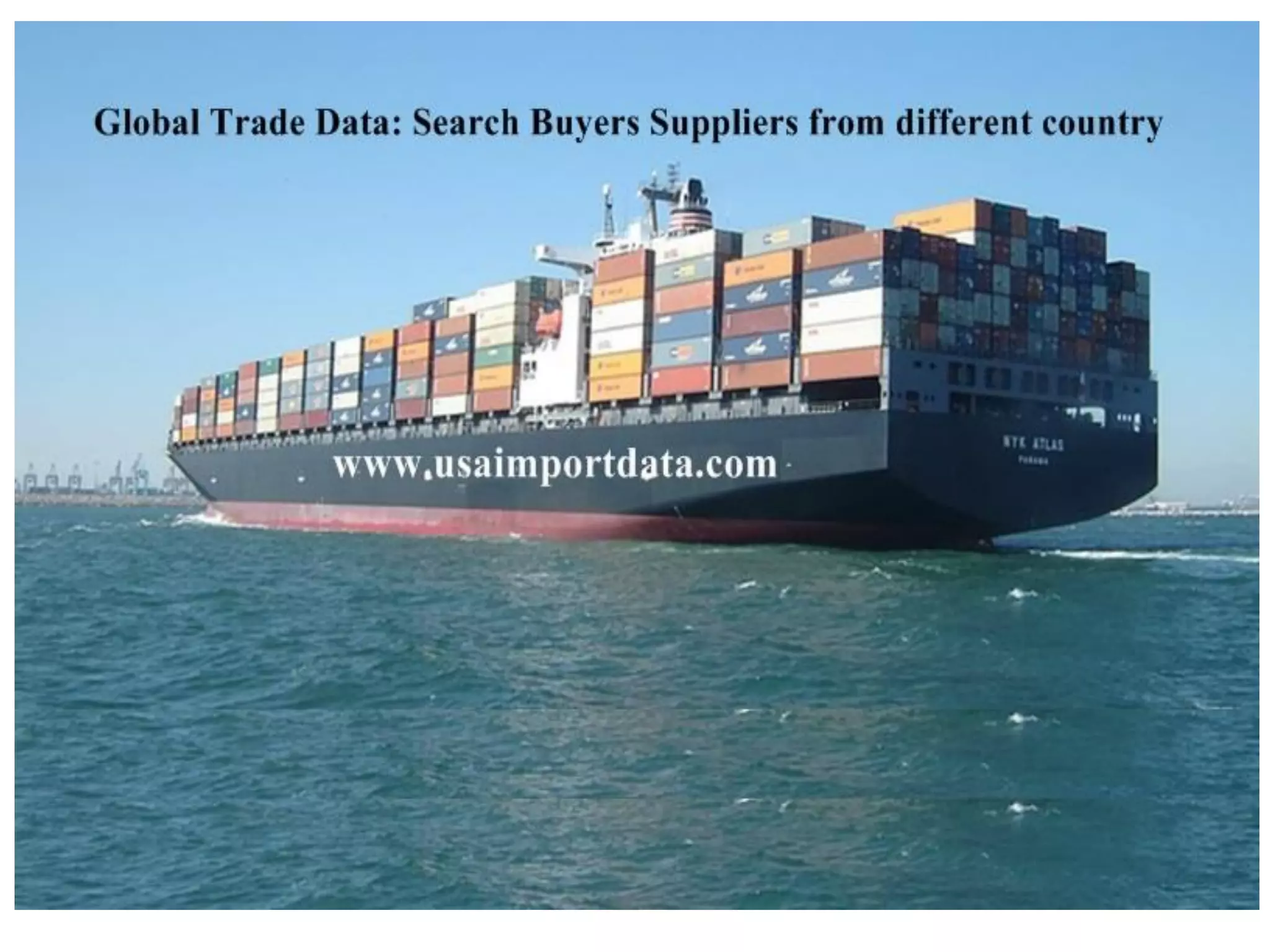 Export import shipment data