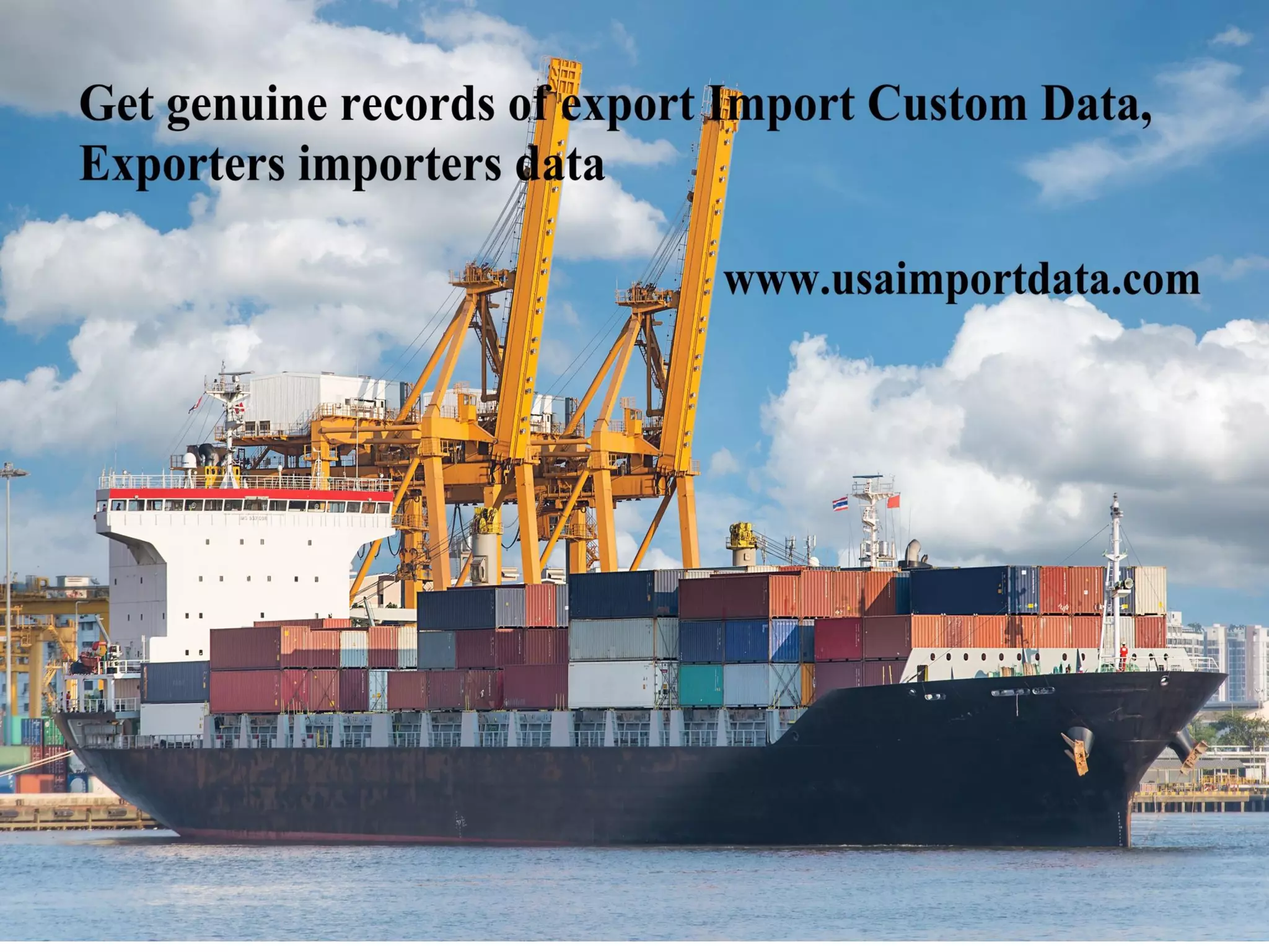 Export import shipment data