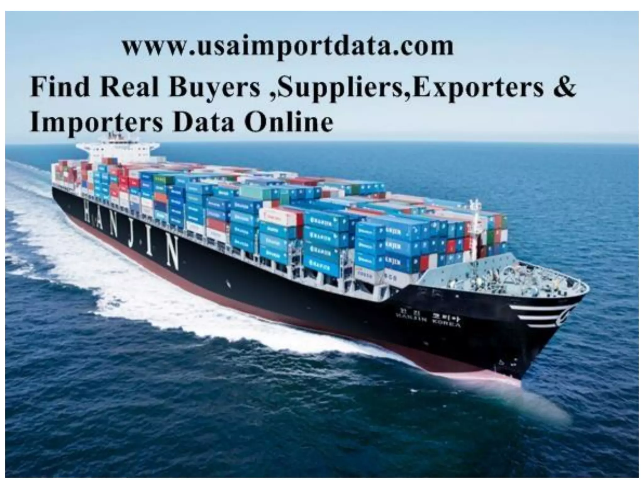 Export import shipment data