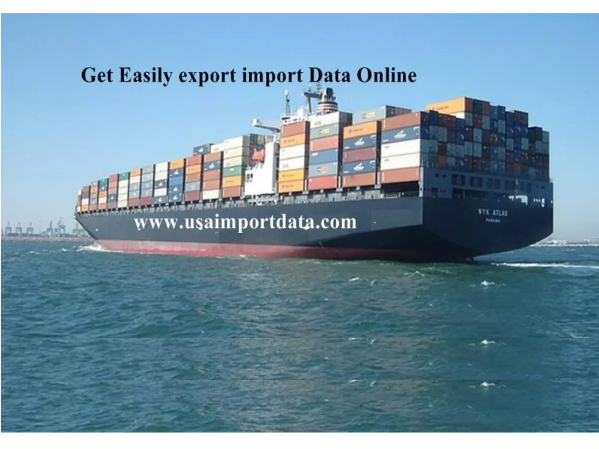Export import shipment data