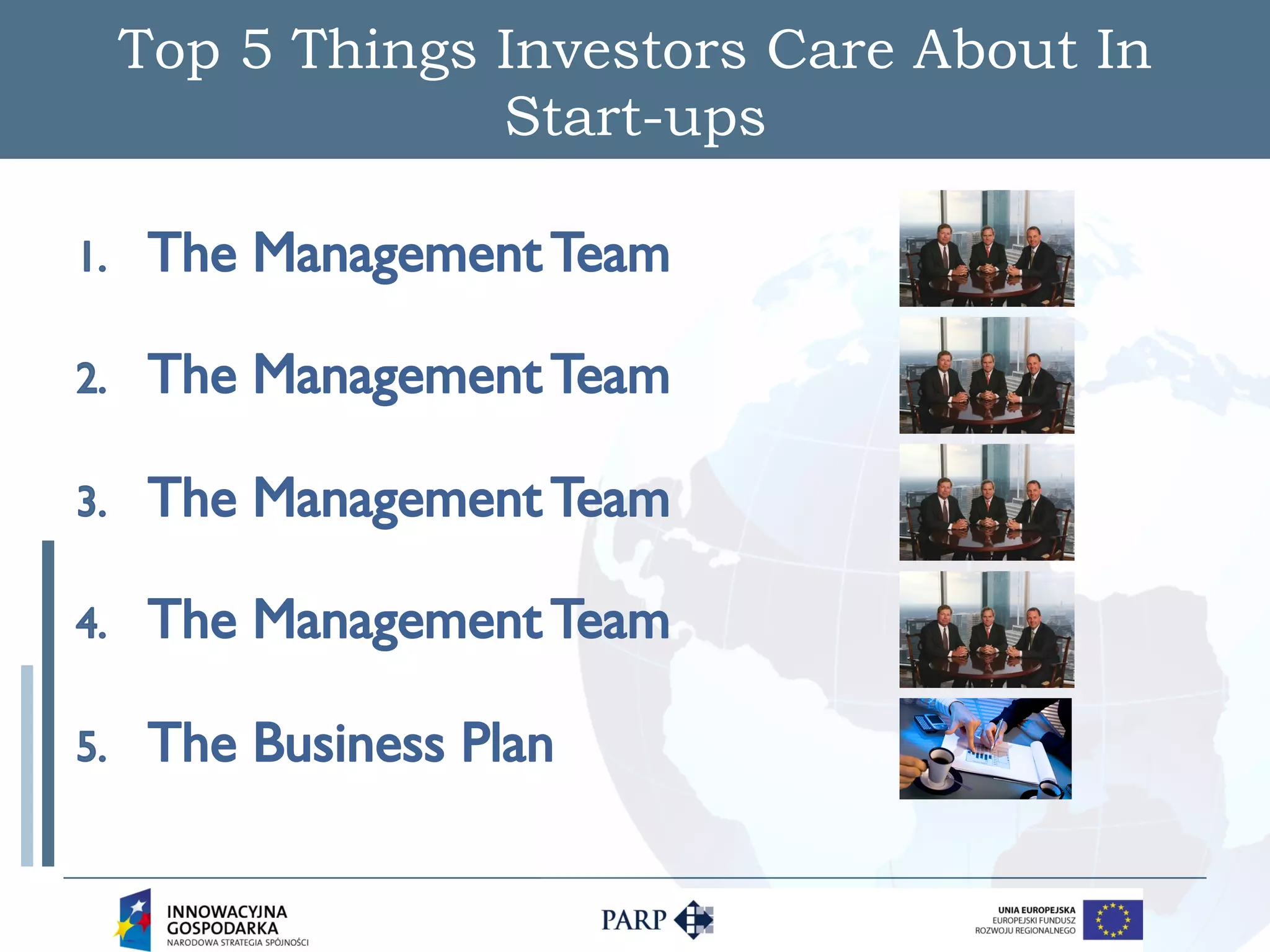Top 5 Things Investors Care About In
             Start-ups
 