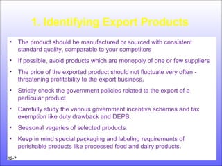 Export management ppt | PPT