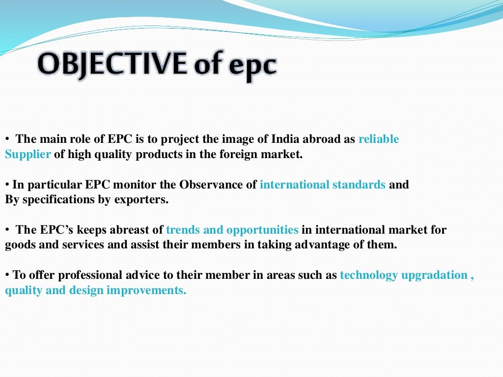Export promotion council