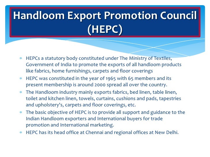 Export promotion council of india