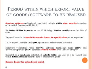 Extend Time Export Exports regulations (1) | PPTX