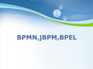 BPMN,jBPM,BPEL



    Powerpoint Templates
                           Page 1
 