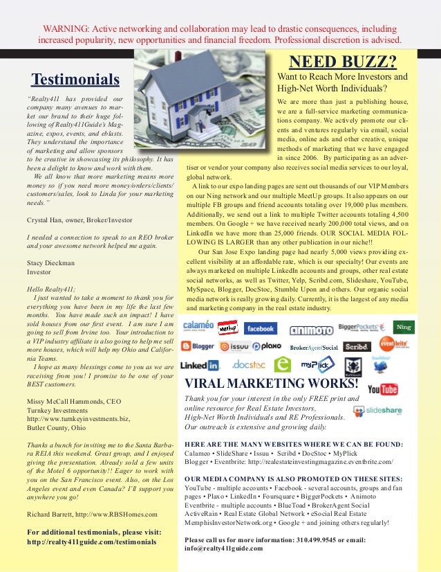 Realty411 Expos It S On Us Save Money Make Money Network W Us - our expos recently received exposure here 3