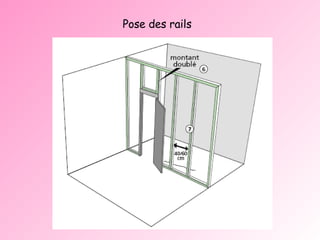 Pose des rails 