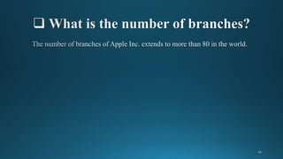 Exposé d'anglais Apple.