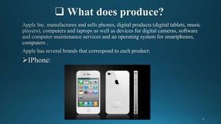 Exposé d'anglais Apple.