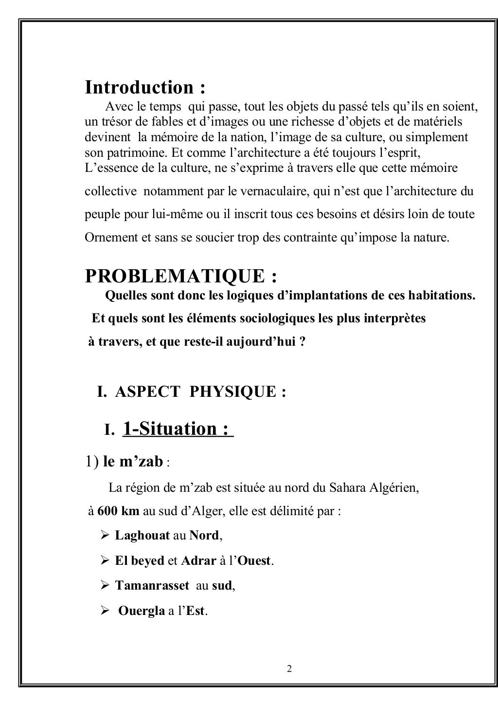 Exposé de sociologie